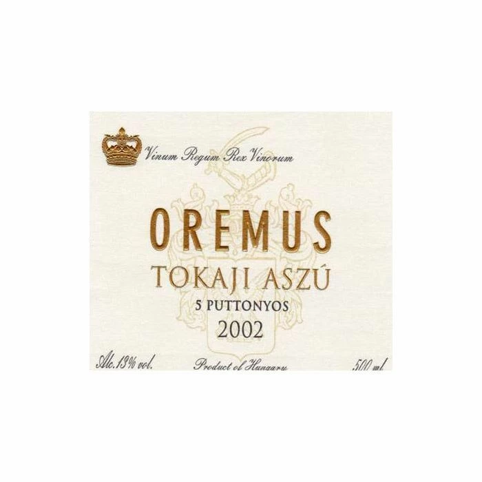 Oremus Tokaji Aszú 5 Puttonyos 2014 3 Oremus Tokaji Aszú 5 Puttonyos 2014